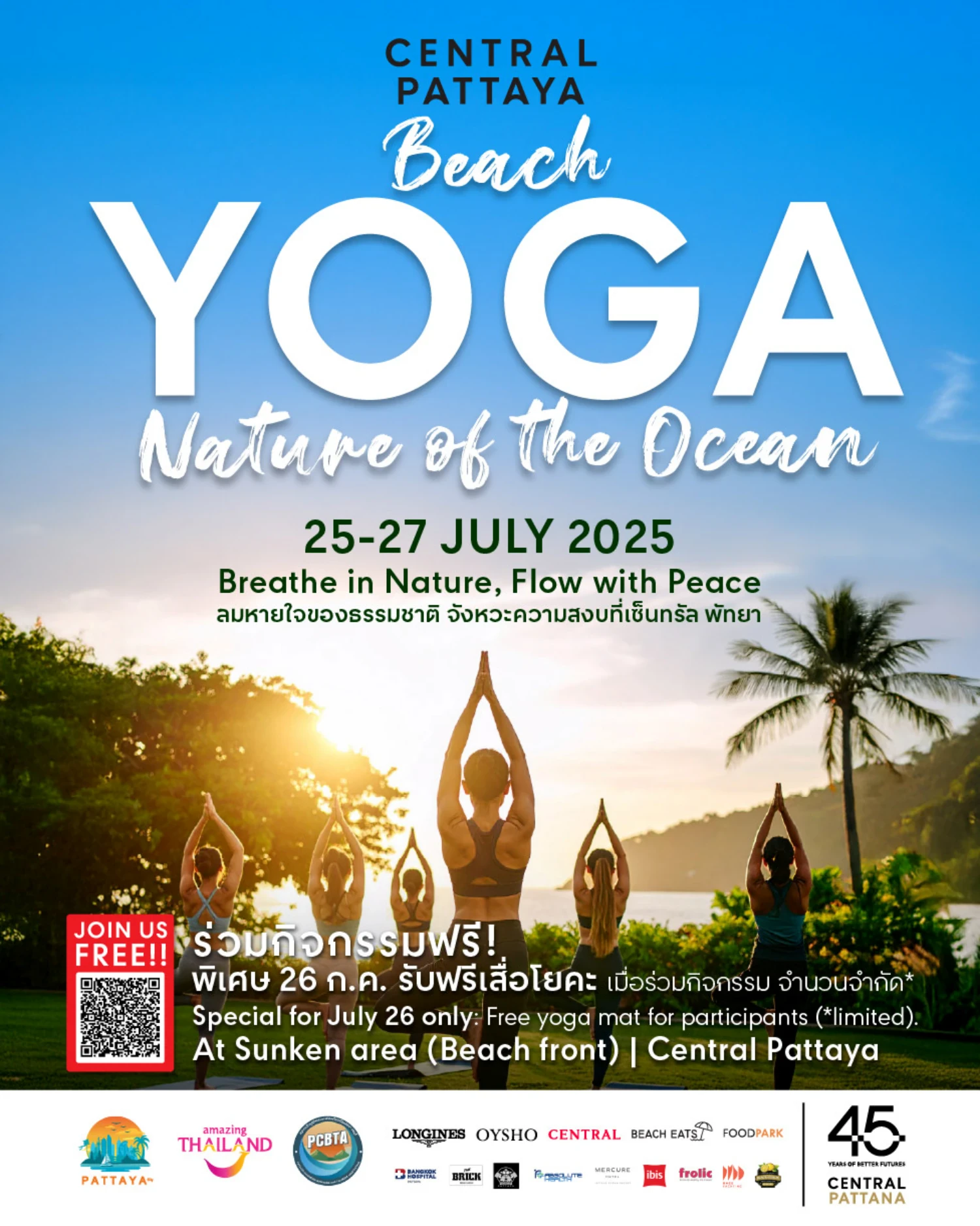 Beach YOGA Nature of the Ocean 2025